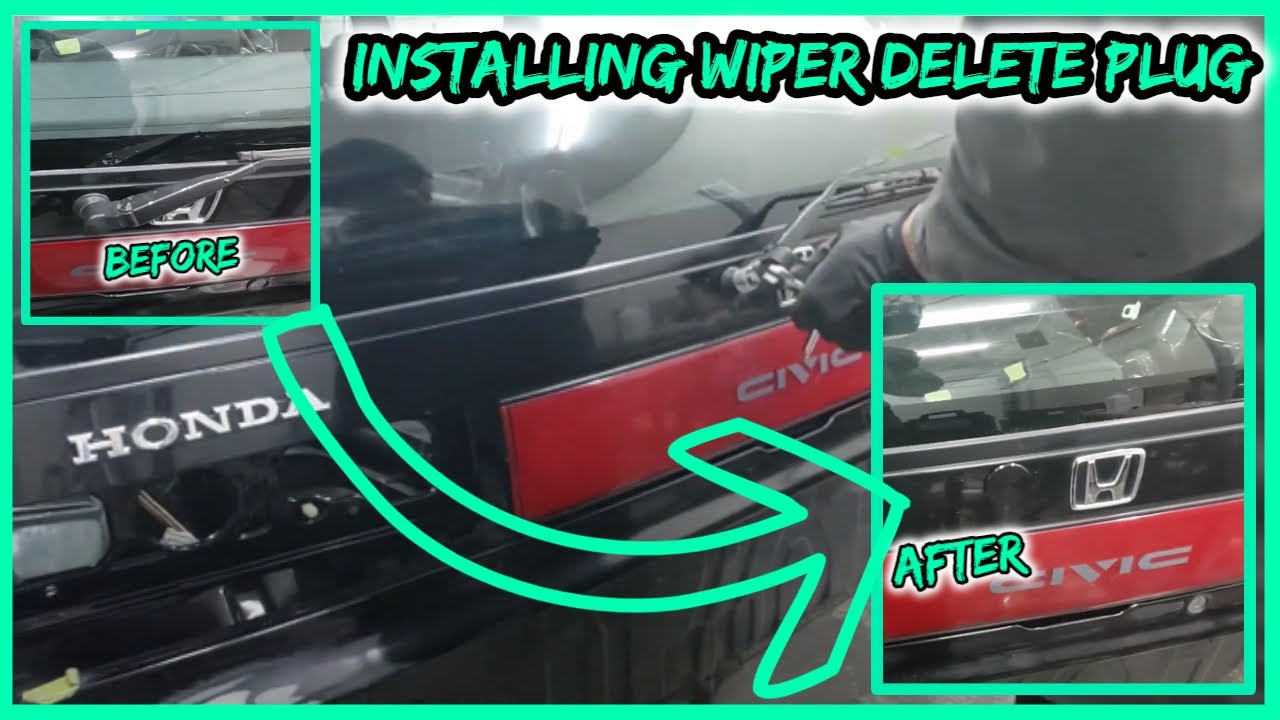 [DIY Car Mods] How to Remove Rear Wiper Arm & Install Wiper Delete Plug