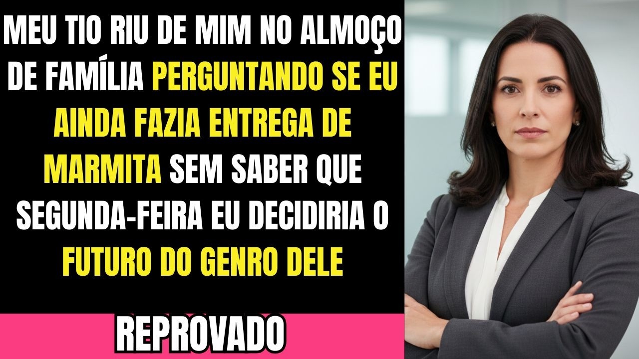 Meu Tio Riu de Mim “Ainda Fazendo Entrega?” — Horas Depois Eu Barrei o Emprego do Genro Dele