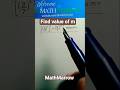 Finding value of m #MathMarrow