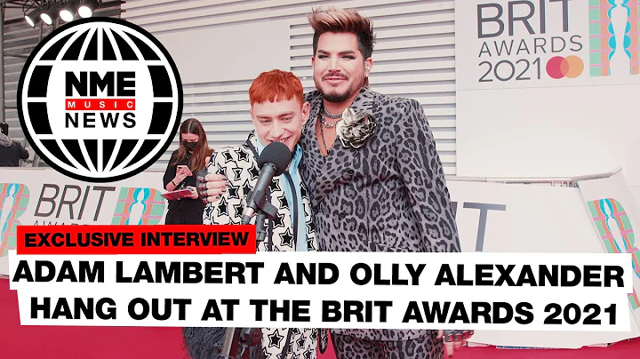 Here's Adam Lambert and Olly Alexander hanging out...