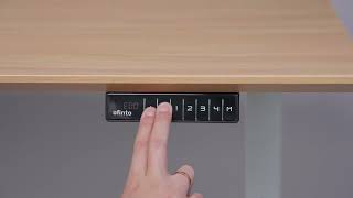 ofinto Elevate Initalisierung | Elektrisch höhenverstellbarer Bürotisch