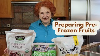 Preparing Pre-frozen Fruit for Freeze Drying