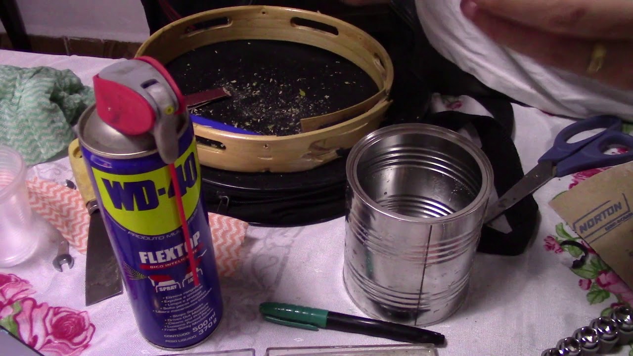 Tutorial Luthieria - Como Consertar Pandeiro