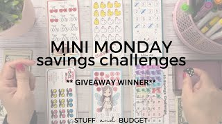 Mini Monday Savings Challenges | Spicy Version | My 100th Video Giveaway Winner