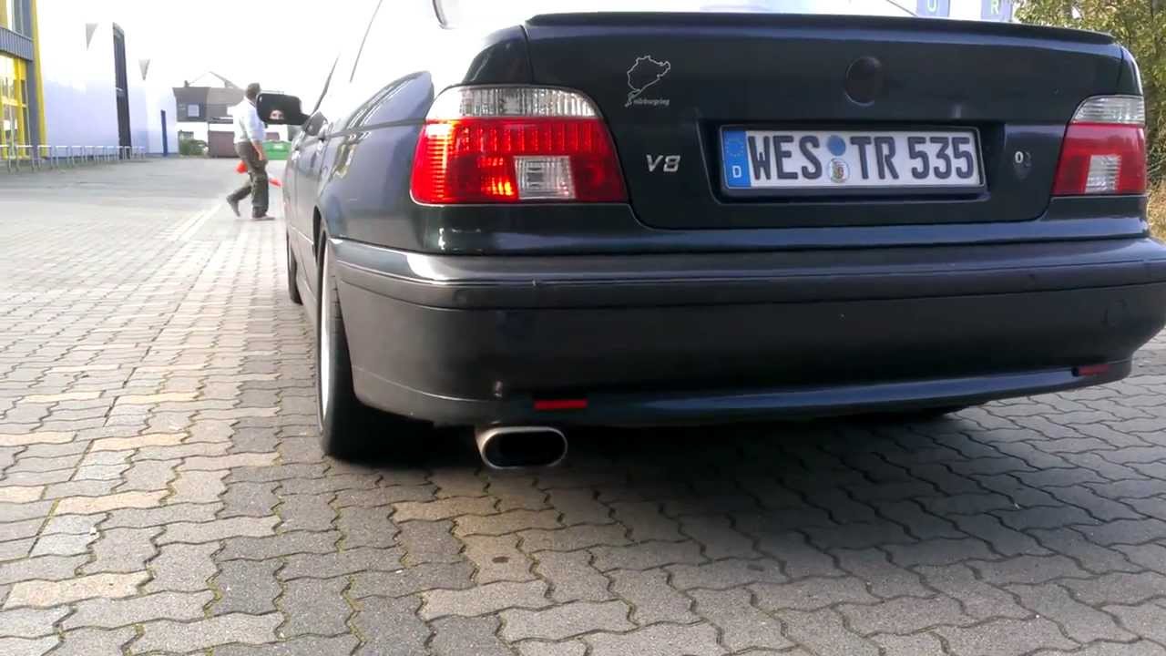 BMW e39 535i V8 Sound YouTube