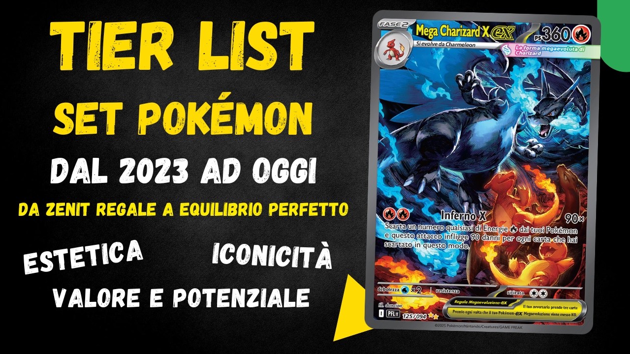 TIER LIST Miglior SET CARTE POKÉMON Dal 2023 ad Oggi - Valore di ...