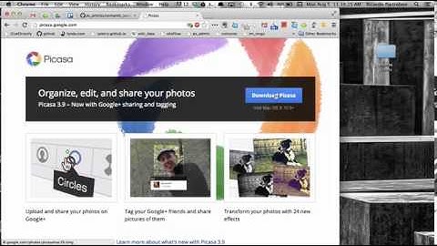 how to upload multiple images to google plus using picasa desktop
