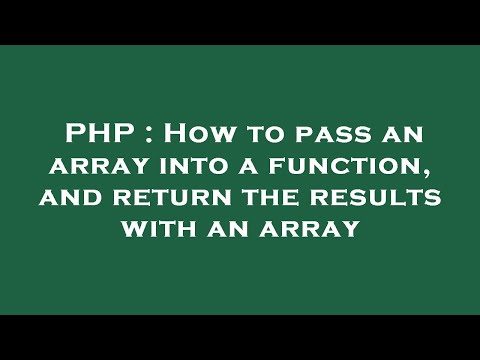 PHP : How