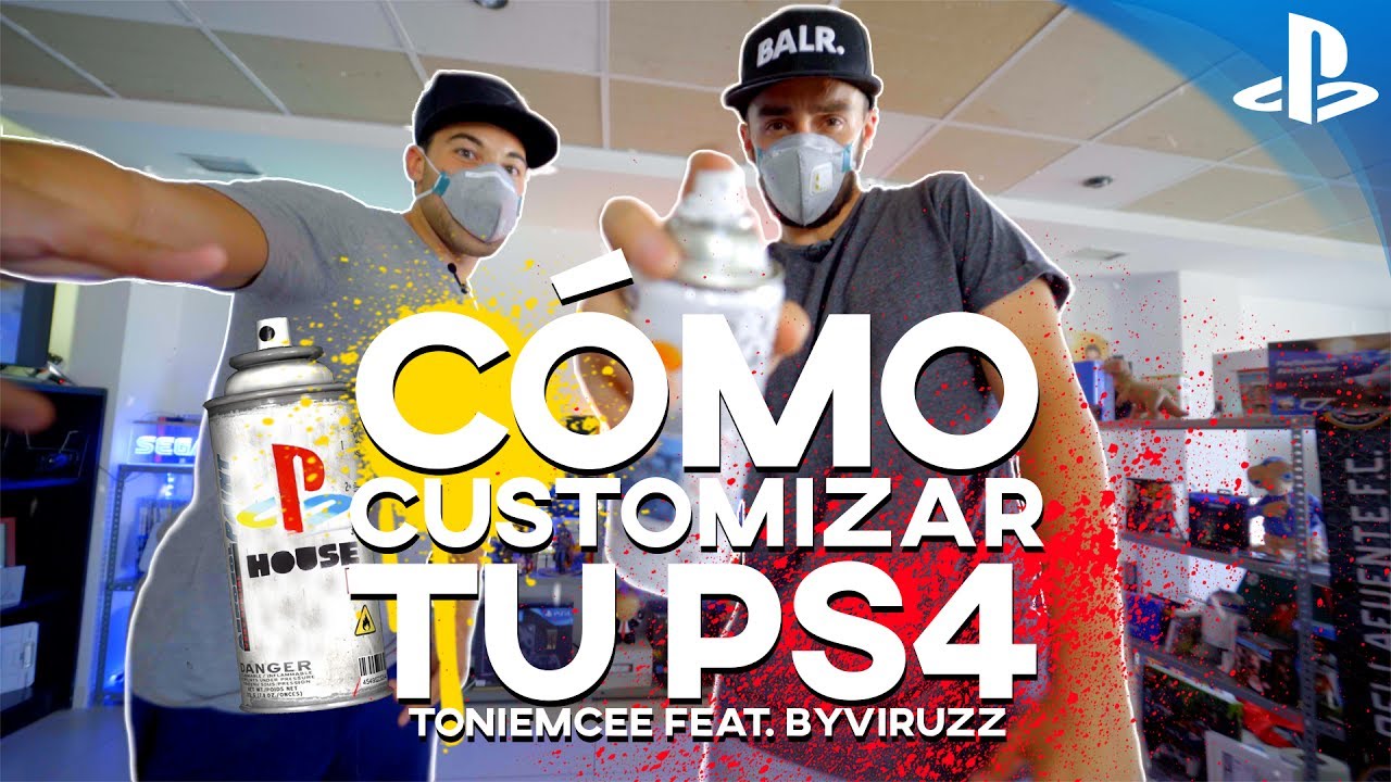 CÓMO PINTAR UNA PS4 (con ByViruZz) | #PlayStationHouse