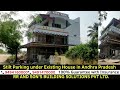 Stilt parking construction under existing house in Andhra Pradesh || Basement making in Chittoor