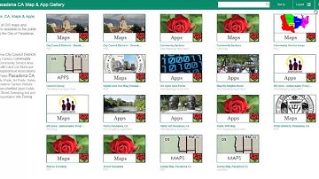 An Overview of the Map and App Gallery