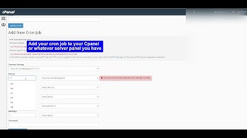 PHP Cam Script (v4) - Set Up Tour Video - Add Cron Jobs