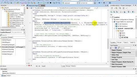 aula 6772 iOS Android Delphi curso II   Exemplo completo Mapa GPS Localizacao testando