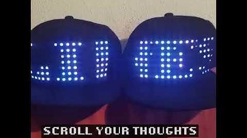 Led Message Hat