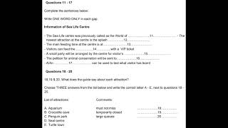 IELTS listening 20210429 雅思聽力練習 雅思听力练习