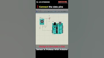 Design and Simulate an Gas Sensor in Proteus With Arduino