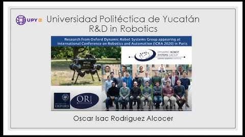 Video abour "Research from Oxford Dynamic Robot Systems Group"