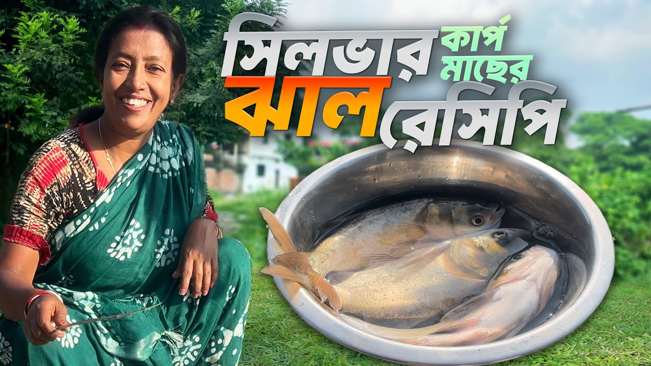 fish curry, সিলভার কার্প মাছের ঝাল | Silver carp fish curry