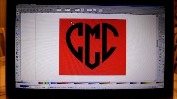 How To Make Rhinestone Template in Inkscape Monogram