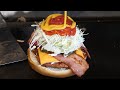 푸짐함 폭발! 베이컨 치즈버거! - 석계역 미스터버거 Bacon Cheese Burger with Bacon in South Korea - Korean Street Food