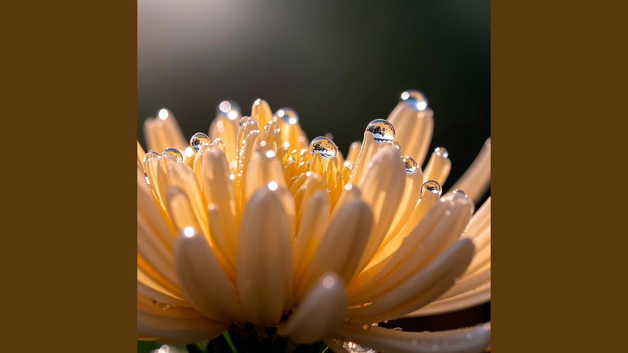 Dewdrops on the Chrysanthemum