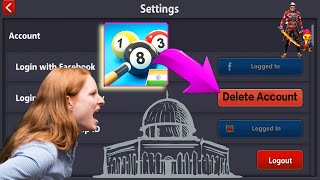 How do l delete 8 Ball Pool share and care app account India ???