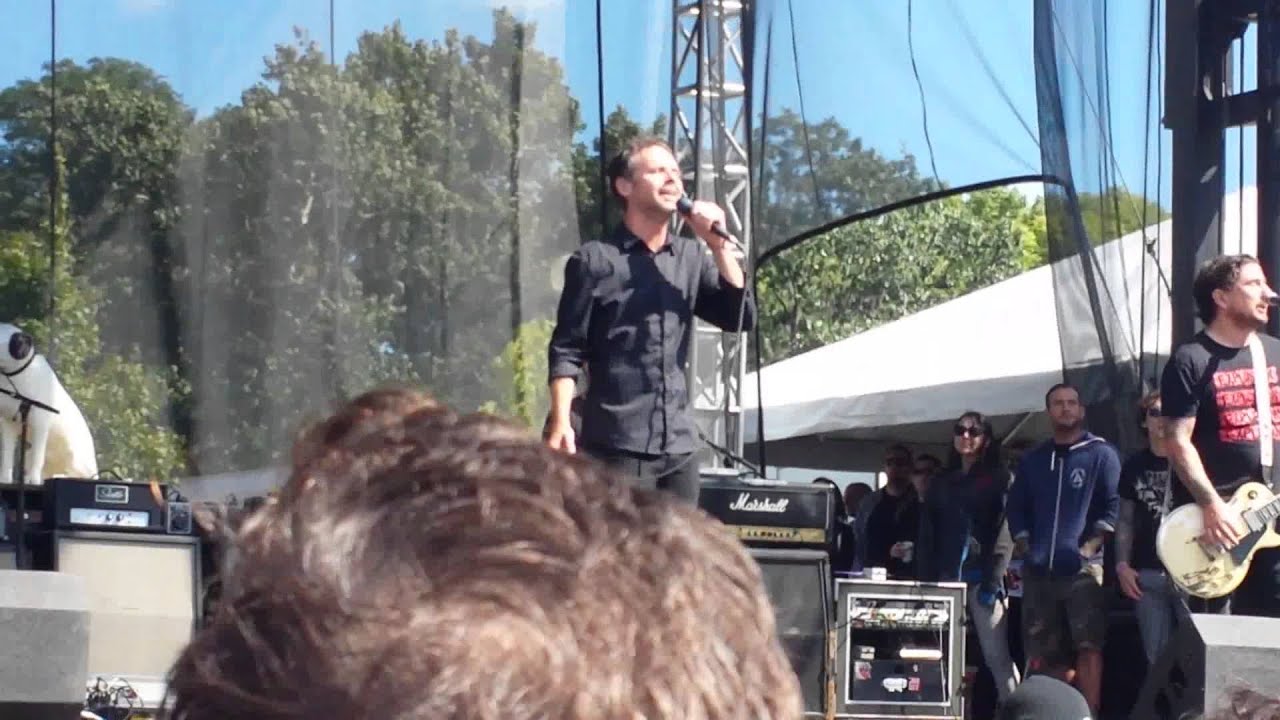 Lean on Sheena, the bouncing souls in mosh pit  RIOT FEST 2014.