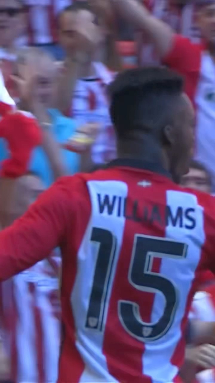 That goal by IÑAKI WILLIAMS… ?