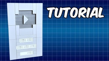 How to build a LEGO silver play button