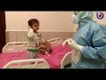 15-month-old Covid-19 kid blows kisses to nurses in Chandigarh hospital