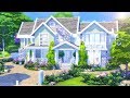 Bright Suburban || The Sims 4 Family Home - Speed Build