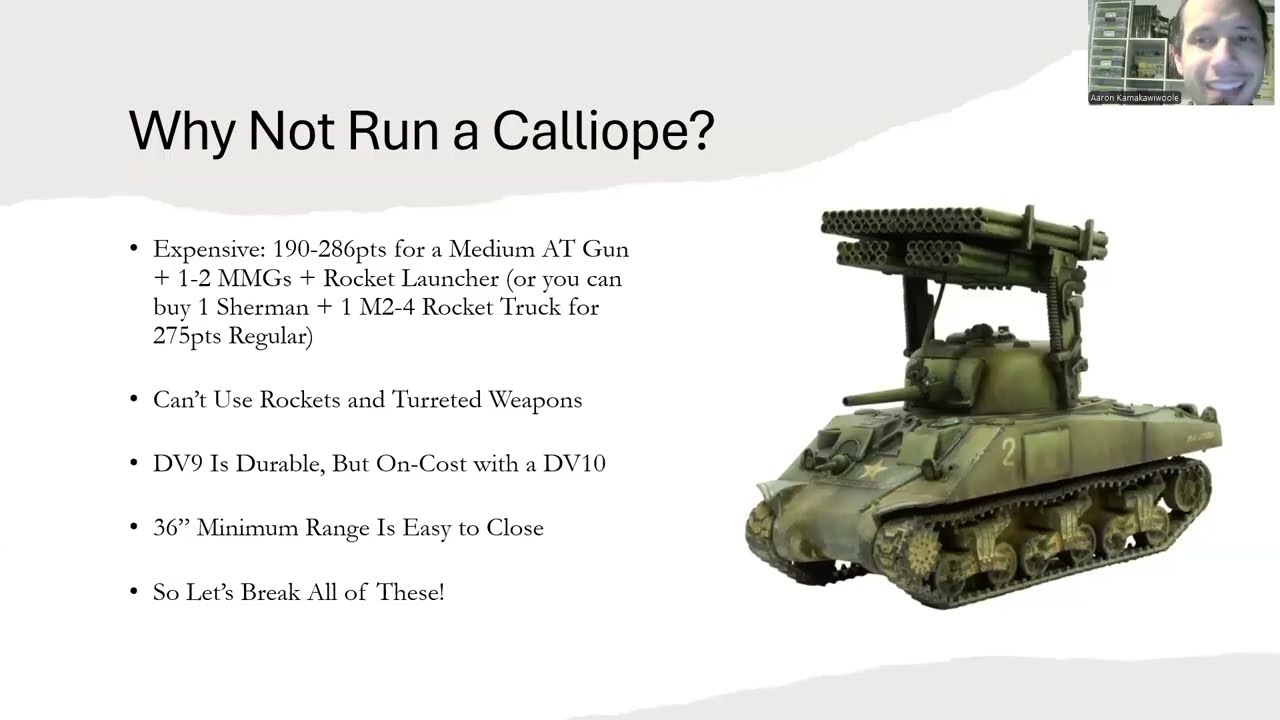 So You Wanna Play...a Sherman Calliope!