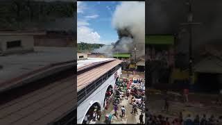 Jamaica Portland Port Antonio on fire today may 28 2023