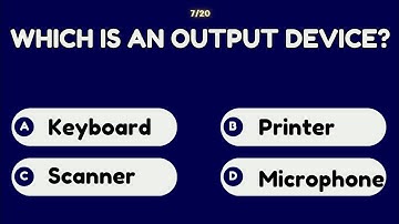 Can You Pass This Basic Computer Knowledge Quiz? | Test Your Tech Skills! 🤔🔍