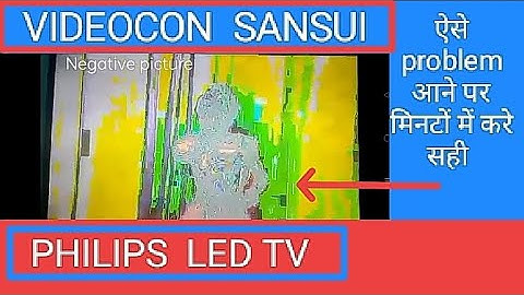 VIDEOCON, SANSUI, PHILIPS Led Tv lvds mapping Problem Fix, glitch, Blur image, negative colour