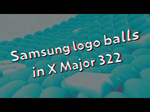 Samsung logo balls in X Major 322