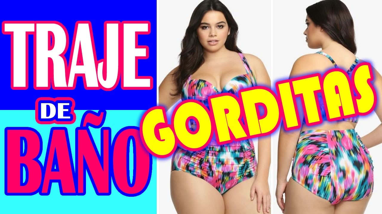 TRAJE DE BAÑO PARA GORDITAS / MODA PLAYERA TALLAS GRANDES / TRAJE BAÑO RELLENITAS YouTube