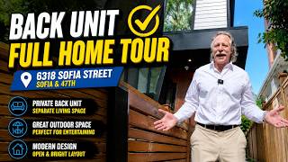Full Tour of the Back Duplex at 6318 Sofia Street | Private Luxury Living Near Main Street Vancouver