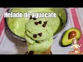 HELADO DE AGUACATE 🥑🥑🍦cremosito con sólo 3 ingredientes