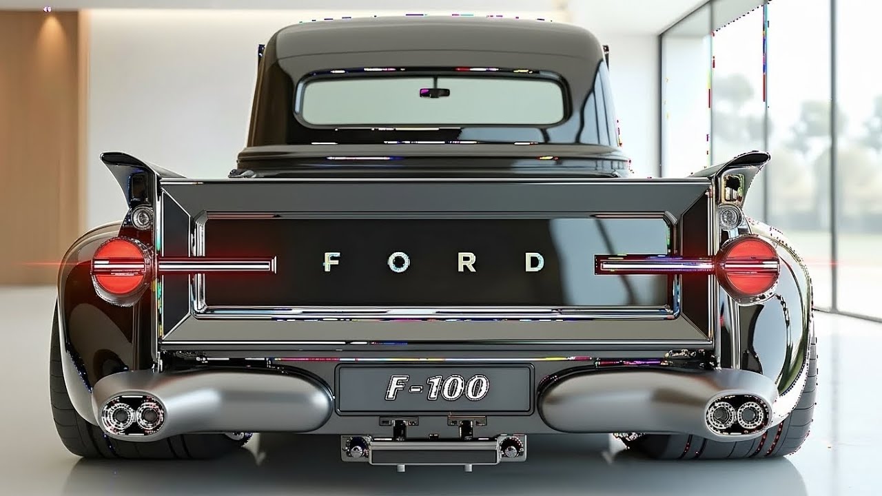 Первый взгляд на винтажный пикап Ford F-100 2026 года — это возрождение классики потрясет Америку...