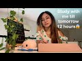 SUPER CRAMMING DAY With Me Livestream - 12 hours