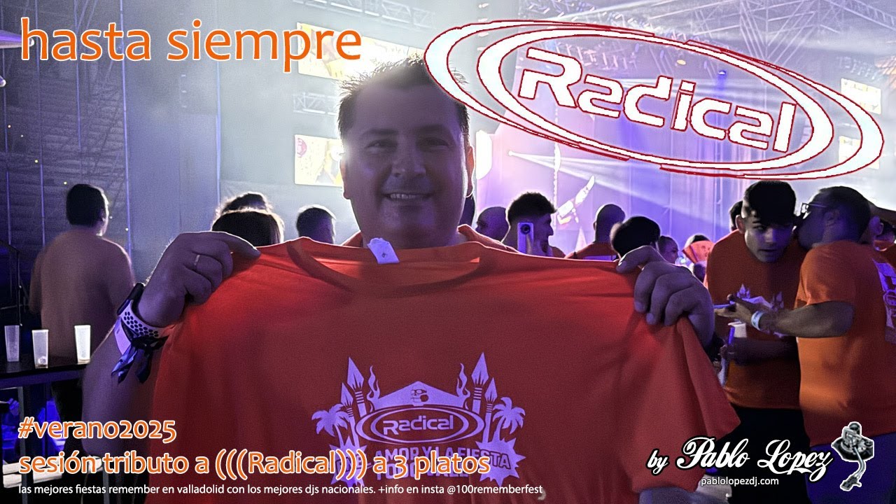 hasta siempre ((Radical)) sesión dedicada a 3 platos 100% analógico