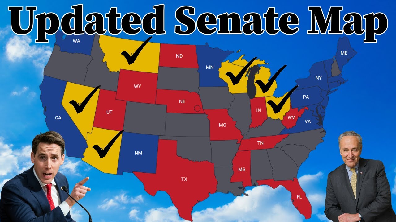 Updated 2024 Senate Prediction (April 2024) - YouTube