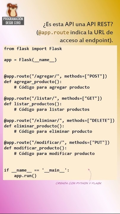 Un error común al crear una API REST - YouTube