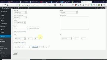 Upload Sermons to your WordPress Website