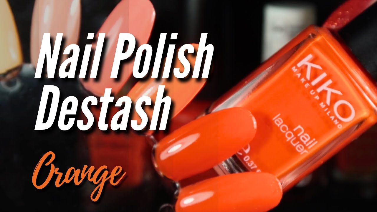 Sorting my Orange Nail Polish
