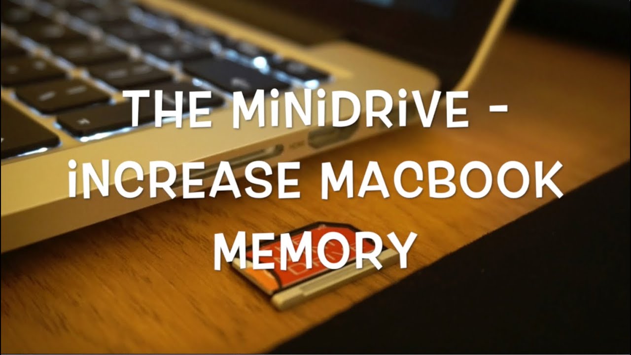 The MiniDrive (SD card slot MacBook storage) Setup & review, Time