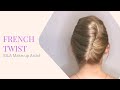 FRENCH TWIST HAIRTUTORIAL | DIY Hairstyle updo | Bananen Frisur | причёски для женщин