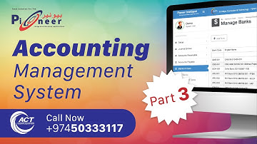 Accounts Part 03 - Pioneer ERP System