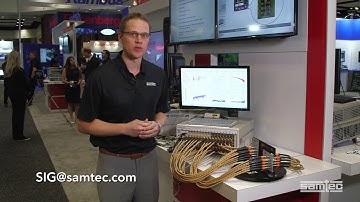 Keysight, Samtec 56 Gbps PAM4 FQSFP DD, AcceleRate Demonstration